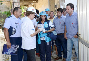 Presidente, governador e prefeito do Rio visitam residências da Zona Oeste da cidade no Dia Nacional de Mobilização Zika Zero